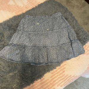Floral Mini skirt. Size M